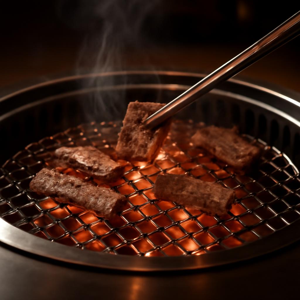 How to Grill Korean Barbecue with Mangrove Charcoal