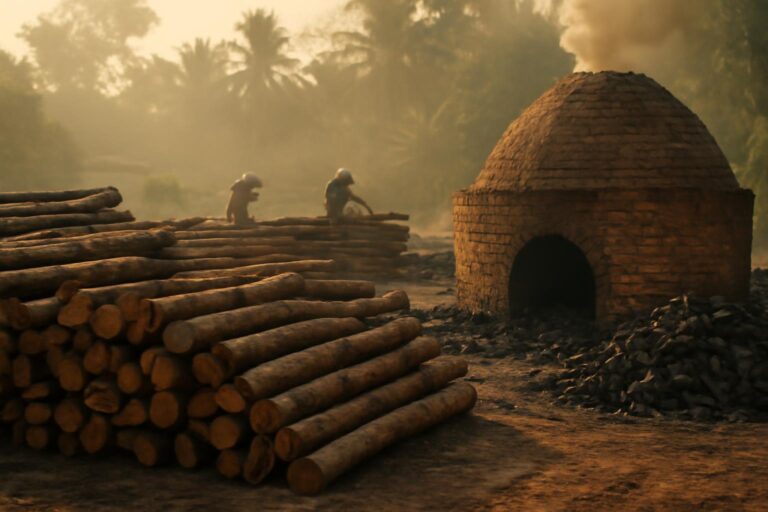 How Vietnam Mangrove Charcoal Production Works