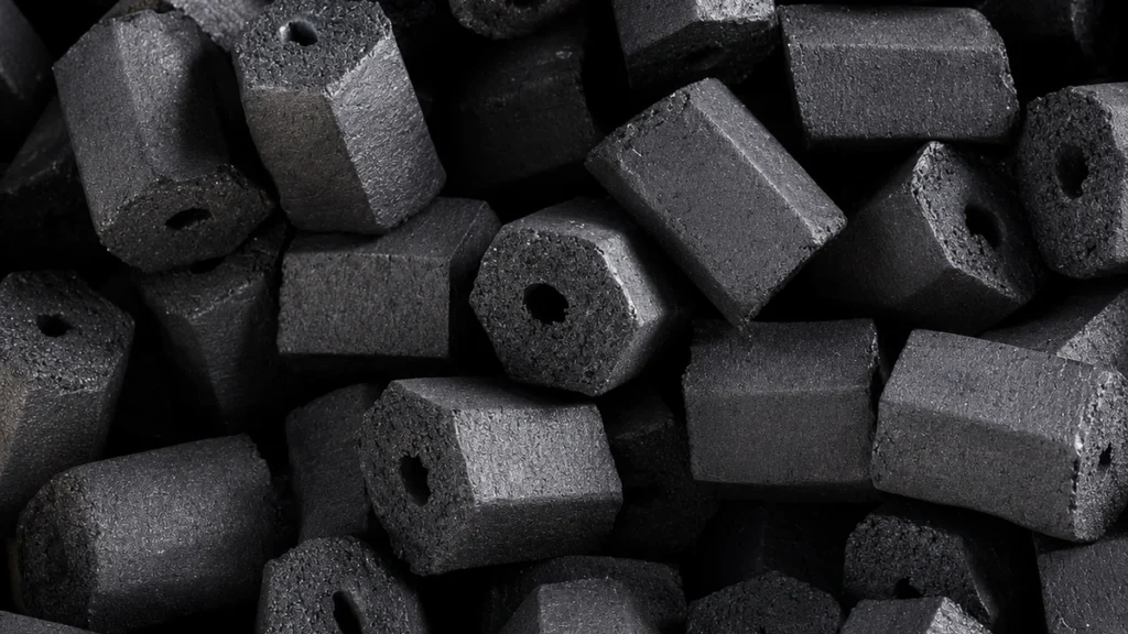 KAOLA coconut charcoal briquettes product photograph